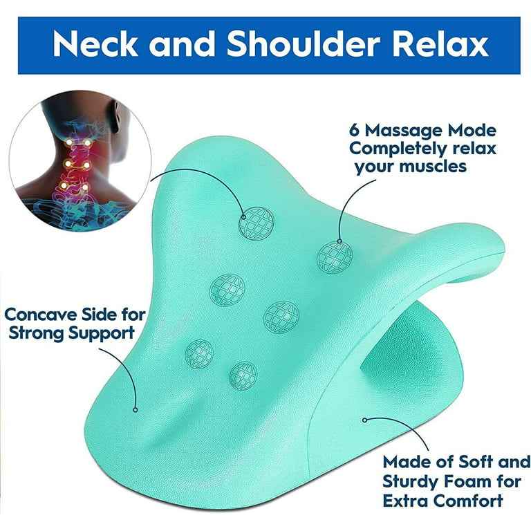Upgrade Flexible Neck Stretcher for Neck Pain Relief, Neck and Shoulder  Relaxer, Neck Cloud Cervical Traction Device for TMJ and Cervical Spine