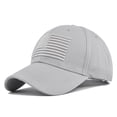thumbnail image 4 of Gorras de béisbol bordadas para hombre y mujer, sombreros de algodón sólido, sombrero Hipster que combina con todo, gorra deportiva de viaje y pesca, Snapback, Primavera, 4 of 4