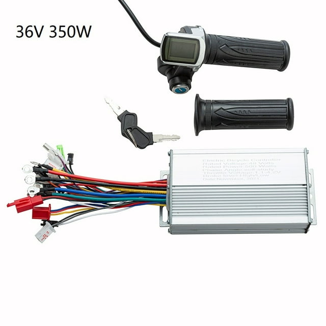 E-Bike E-Scooter Motor Brushless Controller 36/48V 350W With Thumb Throttle
