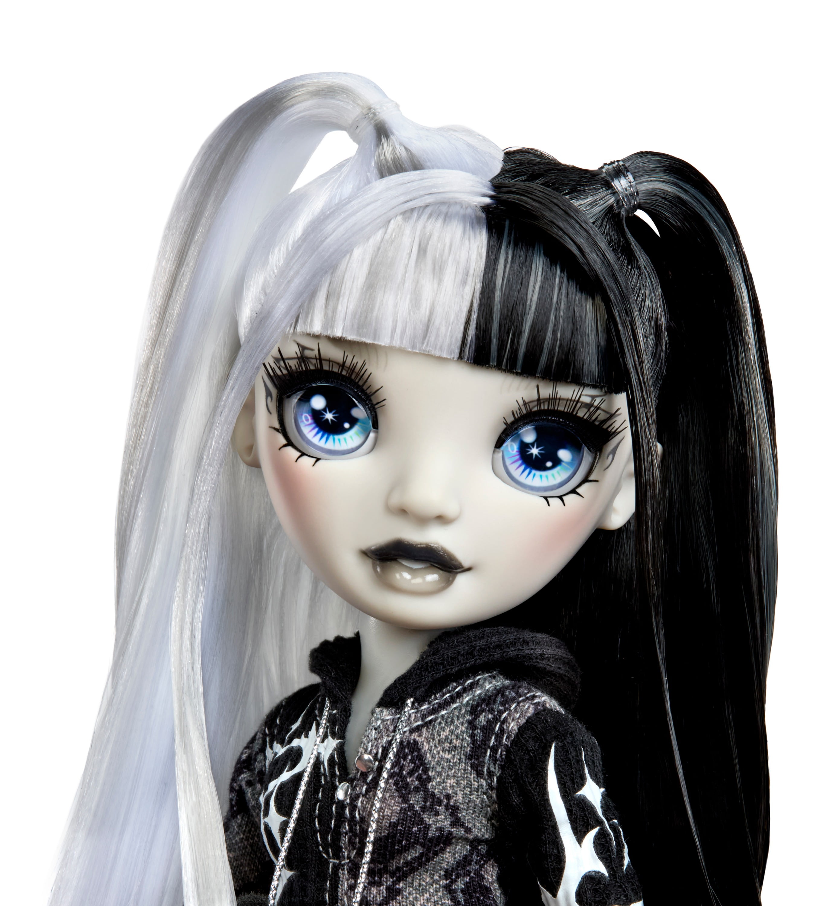 Rainbow High Shadow High Girl's Night Heather Grayson - Grayscale 11" Fashion Doll, Black and White Hair & Outfit