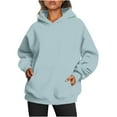 thumbnail image 1 of MeetoTime Sweat à Capuche Surdimensionné pour Femmes 2024 Décontracté à Manches Longues avec Poches, 1 of 5