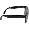 thumbnail image 2 of Ray-Ban Women's Polarized Wayfarer RB4105-601/58-54 Black Square Sunglasses, 2 of 3