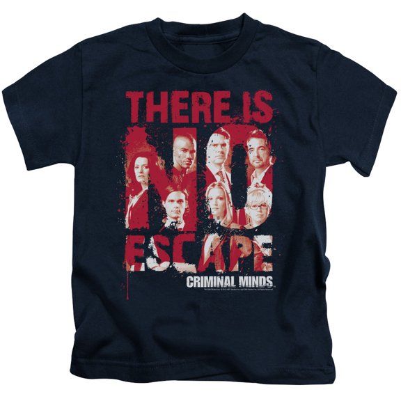 Criminal Minds No Escape Youth 18/1 T-Shirt Navy