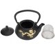 thumbnail image 3 of Juego De Té De Hierro, Tetera De Hierro Con Patrón De Dragón Dorado, Para Regalo De Cumpleaños, Regalo De Acción De Gracias, Bar En Casa, 3 of 7