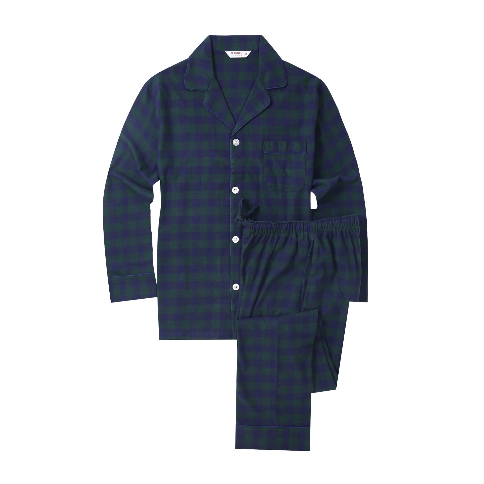 drawstring flannel pajama pants