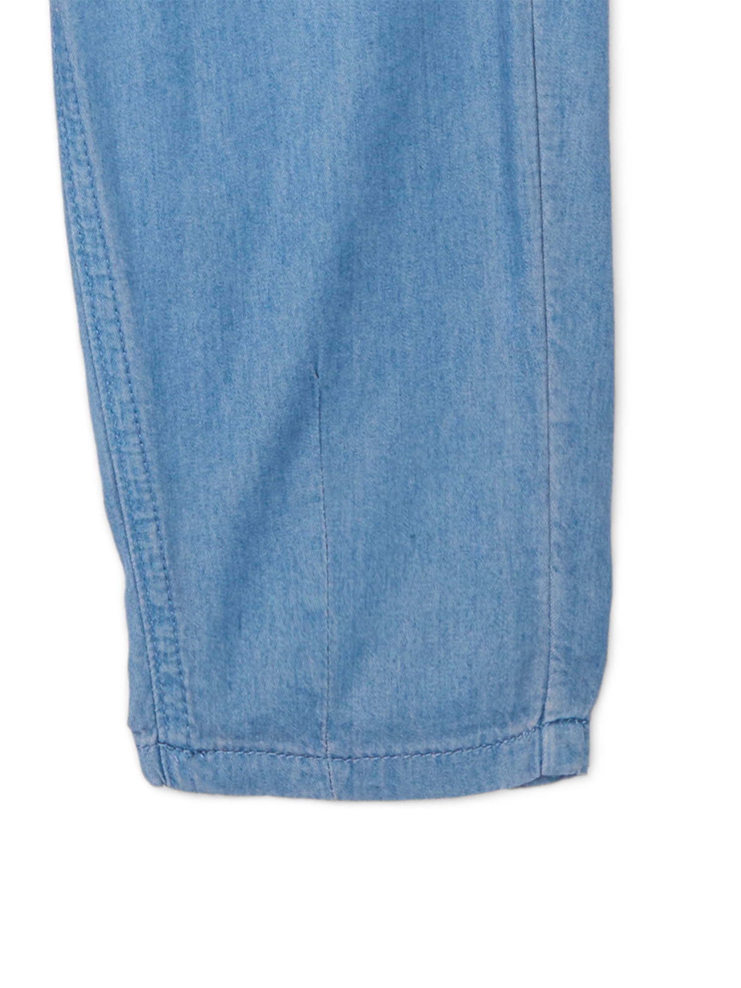 Garanimals Toddler Girl Paperbag Waist Denim Pants, Sizes 18M-5T