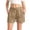 Khaki, variant on CPNG Girls Cotton Linen Casual Shorts Elastic High Waist Shorts Solid Color Summer Comfy Loose Drawstring Shorts with Pockets(Light Pink,13-14 Years)