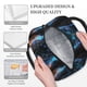thumbnail image 3 of Fotbe Cool Blue Light Wolf Bolsa de Almuerzo con Estampado, Lonchera Aislada, Contenedor de Comida Reutilizable Tipo Cooler a Prueba de Fugas, 3 of 6
