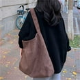 thumbnail image 5 of AUDeals Women Large Suede Tote Bag, Big Capacity Slouchy Shoulder Bag, Suede Purse Satchel Work Handbag, Winter Crescent Bag for Travel Daily Use, 5 of 8