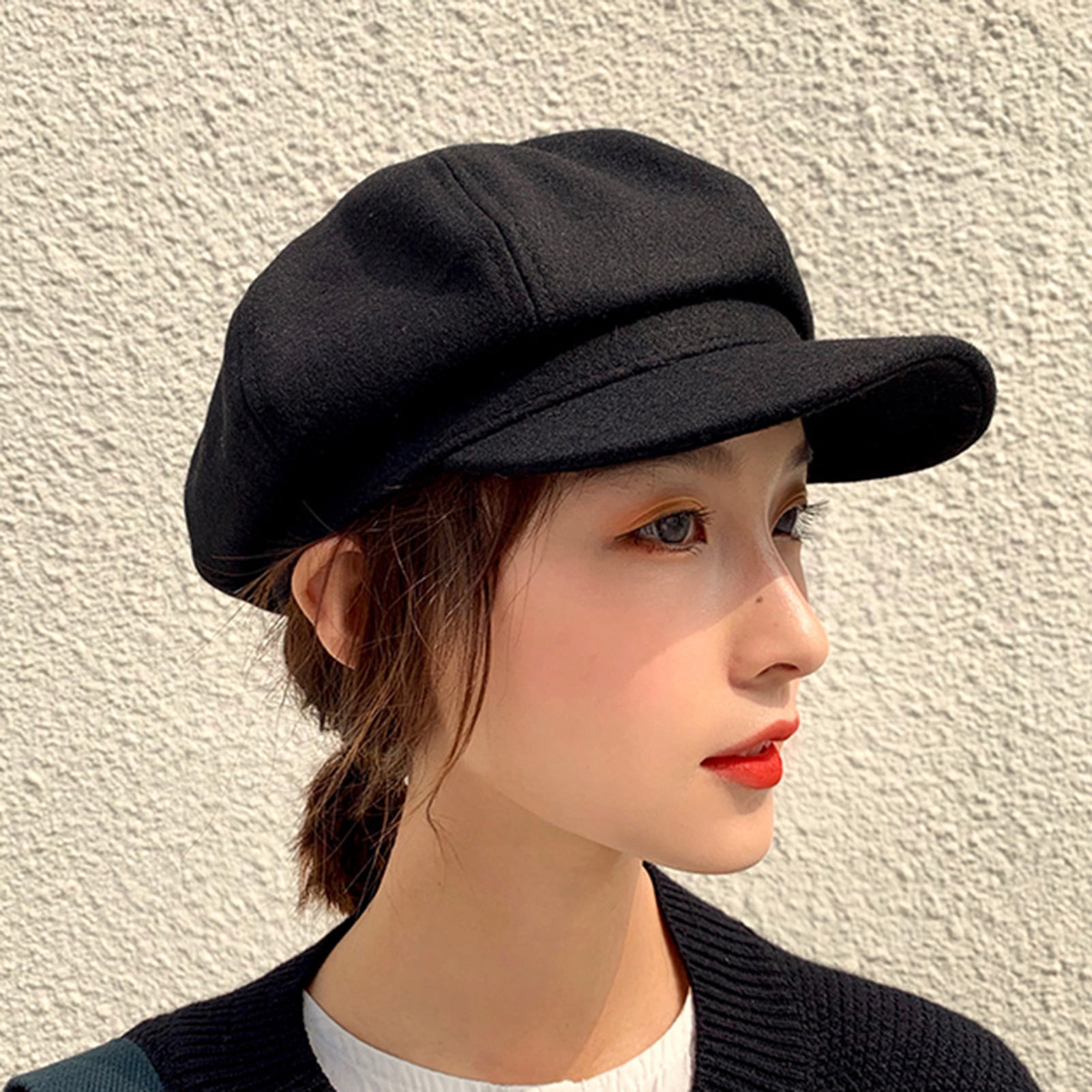 Beret Hat Sports Stocking Caps Women's Newsboy Hats Fall Wool