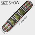 thumbnail image 3 of Yayeee Double Oven Mitt Kitchen Heat Resistant Baking 35" x7" Quilted Glove, Black Striped Trees, 3 of 6