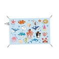 thumbnail image 2 of Manta de pícnic al aire libre, estera de Camping, estera de playa de poliéster rectangular multiusos, resistente al agua para parque, jardín, césped, 145x100cm, 2 of 8