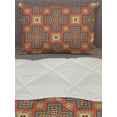 thumbnail image 3 of Southwestern Comforter & Sham Bedding Set, Art Pattern from Indigenous Mayan Culture with Colorful Geometrical Elements, 3 pcs Duvet Set Microfiber Filling Quilt, 5 Sizes, Multicolor, by Ambesonne, 3 of 4