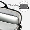 thumbnail image 3 of Bolso del ordenador portátil caja de la manga del ordenador de 15,6 pulgadas con la correa para el hombro, cartera impermeable con la manija, 3 of 5