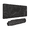 Black, variant on AIOE Large Topographic Mouse Pads for Desk, XXL Non-Slip Rubber Base Mousepad, Keyboard Mouse Mat, Desk Pad with Stitched Edges, 35.4x15.7 inches, Black Geographic Lines