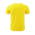 thumbnail image 5 of IWRICH Men's Plus Size Slim Fit T Shirts Short Sleeve Crew Neck Tees Casual Trendy Streetwear Yellow XL, 5 of 8