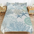 thumbnail image 3 of Summer Beach Duvet Cover Set Themed Multicolor Polyester Bedding Set for Bedroom Decoration, 3 of 6