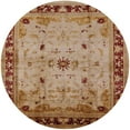 thumbnail image 1 of Ahgly Company Tapis d'Intérieur Rond Milieu du Siècle Moderne en Acajou Brun Zone Orientale, 6' Rond, 1 of 6