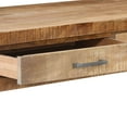 thumbnail image 5 of vidaXL Desk 108x50x75 cm Rough Mango Wood, 5 of 5