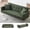 Green, variant on YWEN 72" Folding Futon Sofa Couch w/Adjustable Backrest, Mid Century Modern Loveseat Convertible to Sleeper Bed, Small Comfy Teddy Cloud Couch SofaBed for Living Room & Bedroom, 2 Pillows