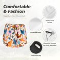thumbnail image 4 of Balery Cute Chickens Pantalones cortos deportivos para mujer con forro y dos bolsillos, elásticos, para entrenamiento, gimnasio, yoga-Medium, 4 of 7