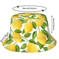 thumbnail image 3 of LPKRT Unisex Printed Bucket Hat Lightweight Breathable Sun Cap Packable Sun Protaection Outdoor Hat Hot Pink, 3 of 4
