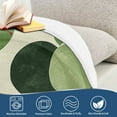 thumbnail image 4 of Yayeee Throw Blanket for Couch Soft Warm 50" x 60" Sofa Chair Bed Decoration, Green Circle, 4 of 7