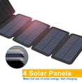 thumbnail image 2 of 25000mAh Solar Power Bank with 4 Solar Panels,Portable Wireless Charger with LED Flashlight for Smart Phone, Tablets, 2 of 7