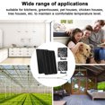 thumbnail image 3 of Solar Ventilation Fan, Solar Powered Exhaust Fan Monocrystalline Silicon Easy Installation  For Shed For Garage, 3 of 8