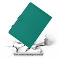 thumbnail image 3 of ELEHOLD Leather Wallet Case For Lenovo Tab M9 2023 Fiber Pattern Lightweight Folio Stand Cover, Auto Sleep&Week Function, Full Body Protection, Blue, 3 of 10