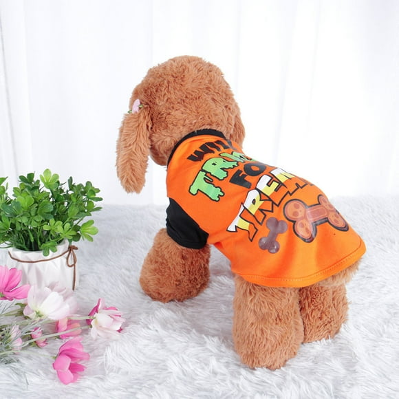 Camiseta para Mascotas Primavera Cachorro Ropa para Gato Pequeño Vestido Estilo Rayas, #11, S