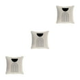 thumbnail image 1 of Transemion Throw Pillows Cover Soft And Durable For Home Decoration Easy To Clean Polyester Cushion Cover Pillow Cover Fit W0134-4 3Set, 1 of 6