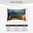 thumbnail image 4 of Sikiie Sunset Sky Sunflower Print Plush Pillow Cover, Wrinkle-proof and Stain-resistant Pillow Protector without Pillow Core, Home Decoration-20"x30", 4 of 6