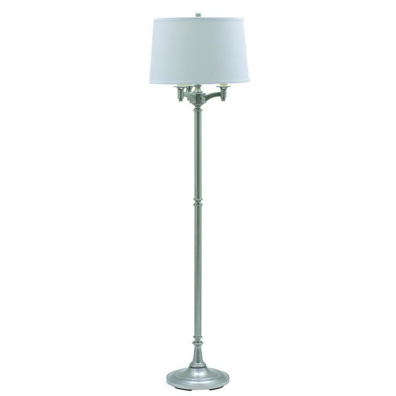 House of Troy Lancaster 62.75" Satin Nickel Six Way Floor Lamps