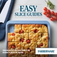thumbnail image 5 of Farberware Easy Solutions 11x17 Inch Nonstick Cookie Pan / Baking Sheet Pan Features Easy Guide Markings, Dishwasher Safe and Oven Safe to 450°F, Blue, 5 of 13