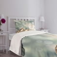 thumbnail image 5 of Ambesonne Wedding Quilted Bedspread Set 2 Pcs, Rings Abstract Bokeh, Twin Size, Multicolor, 5 of 6