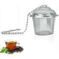 thumbnail image 1 of Stainless Steel Spice Ball, Spice Filter Tea Ball Tea Infuser with Stainless Steel Chain for Cups and Teapots, Loose Leaf Tea Brewing, Spices (1082 Flavored Bucket), 1 of 5