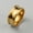 Gold, variant on Stainless Steel Grooved Inlay Ring Blank Rose Gold Tone 8mm R49