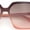 Pink - Brown Pink, variant on Womens Oversized Rimless Butterfly Rich Luxury Designer Fashion Plastic Sunglasses Pink - Brown Pink