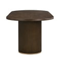 thumbnail image 6 of Christopher Knight Home Minimalist 88“ Oval Dining Table for 4-6, Walnut, 6 of 7