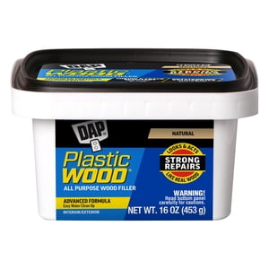DAP Plastic Wood Latex All Purpose Wood Filler, 16 oz