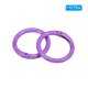 thumbnail image 3 of Anillos de resorte de metal Uxcell de 34 mm, clip de snap de aleación de zinc, llaveros redondos de gatillo, color púrpura, 12 piezas, 3 of 5