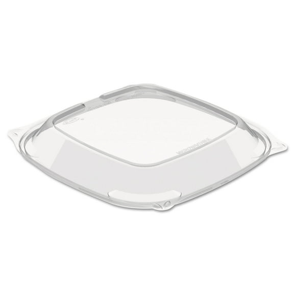 Dart PP2464BDL PresentaBowls Pro 8.5 x 8.5 x 1 Square Bowl Lids - Clear (252/Carton)