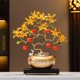thumbnail image 3 of Árbol de la fortuna de cristal con base decorativa y lingotes de oro for decoración del hogar., 3 of 3