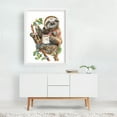 thumbnail image 2 of Top Of Christmas Morning - Painting Winter Humor White Framed Wall Art Print 24 x 36 inches, 2 of 3