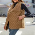 thumbnail image 4 of Women Quilted Vest Patchwork Sleeveless Jacket Open Front Cardigan, 4 of 9