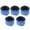 Blue, variant on Yajisi Deluxe High Visibility Fishing Rod Straps Flexible Stretchy Belt Guard Safety Ties Casting Pole Wraps Support Pack for Advanced Fisherman Red Finish Edition (6.29 inches / 16.0 cm)