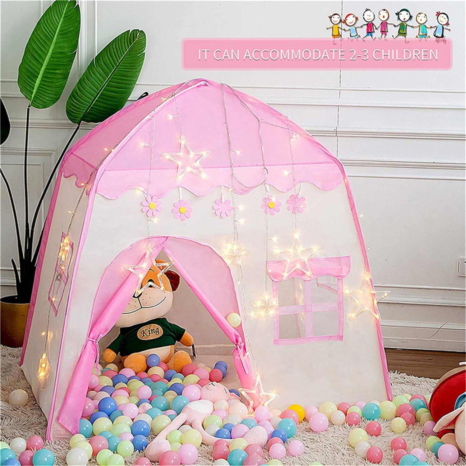 Kadyn Pink Play Tent for Children Boys Girls, Kids Play Tent with Carry Bag, Toddler Tent Kadyn Pink Play Tent for Children Boys Girls, Kids Play Tent with Carry Bag, Toddler Tent