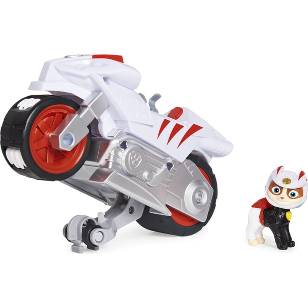 Paw Patrol, Moto Pups Wildcat's Deluxe Pull Back Motorcycle Vehicle con función Wheelie y Paw Patrol Paw Patrol