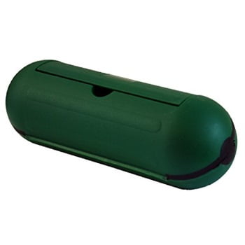 Outdoor Cord Cover hot headz extension cord safety seal water resistant cord cover, 8.25 x 3 x 3-inch, green ()